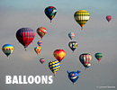 Photographs of baloons by Laurent Martres